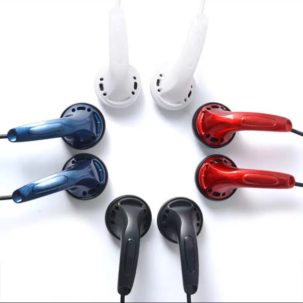 Flat Earbuds Earphone Wired Wired 3.5mm/Type C Wired Headset Lightweight High Fidelity Heavy Bass Headphone Sports