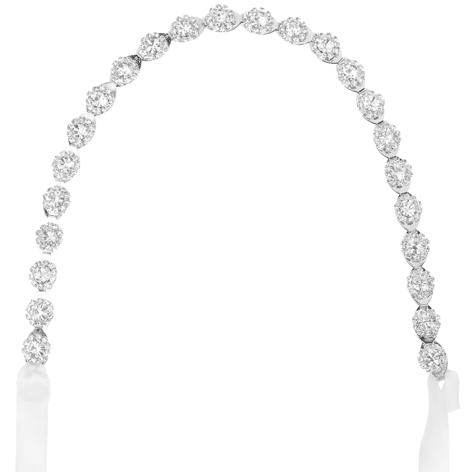 

Floral Rhinestone Headdress Crystal Hair Decoration Styling Accessories Wedding Bridal Headband For Women Prom Photoshoot