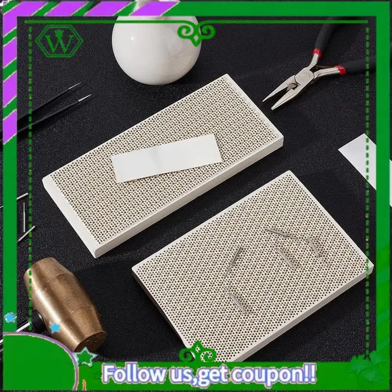 Reliable- Welding Plate Rectangular Welding Honeycomb Panel Jewelry Making Tool Set Jewelry Welding
