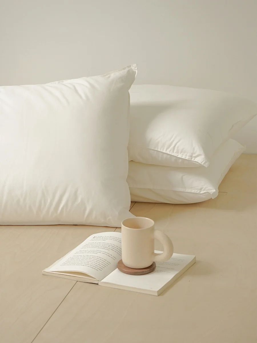 

Мягкая хлопковая подушка Zwow с наполнителем из пера и пуха, поддерживающая, прямоугольная, для одного человека, для улучшения сна взрослых