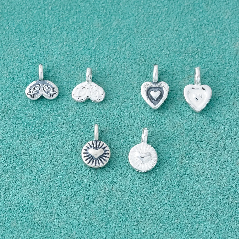 925 Sterling Silber Herz- & Fi – Jewelry Making In La Bewertung und Preis
