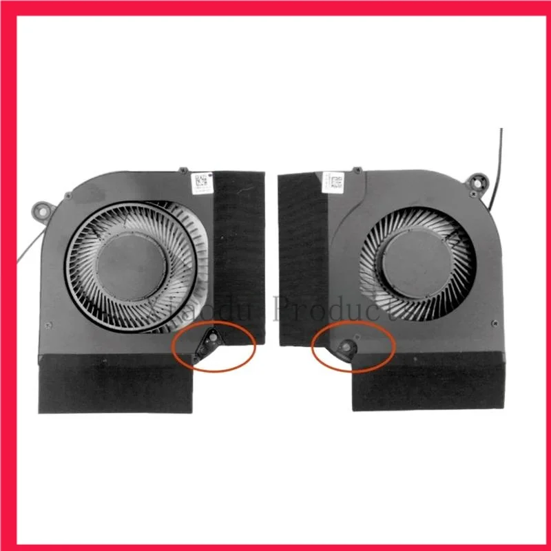 CPU & GPU laptop cooling fans cooler for Acer Nitro 5 AN517-41 AN517-52 54 AN515-44 AN515-55 56 57 cooler fan radiator original