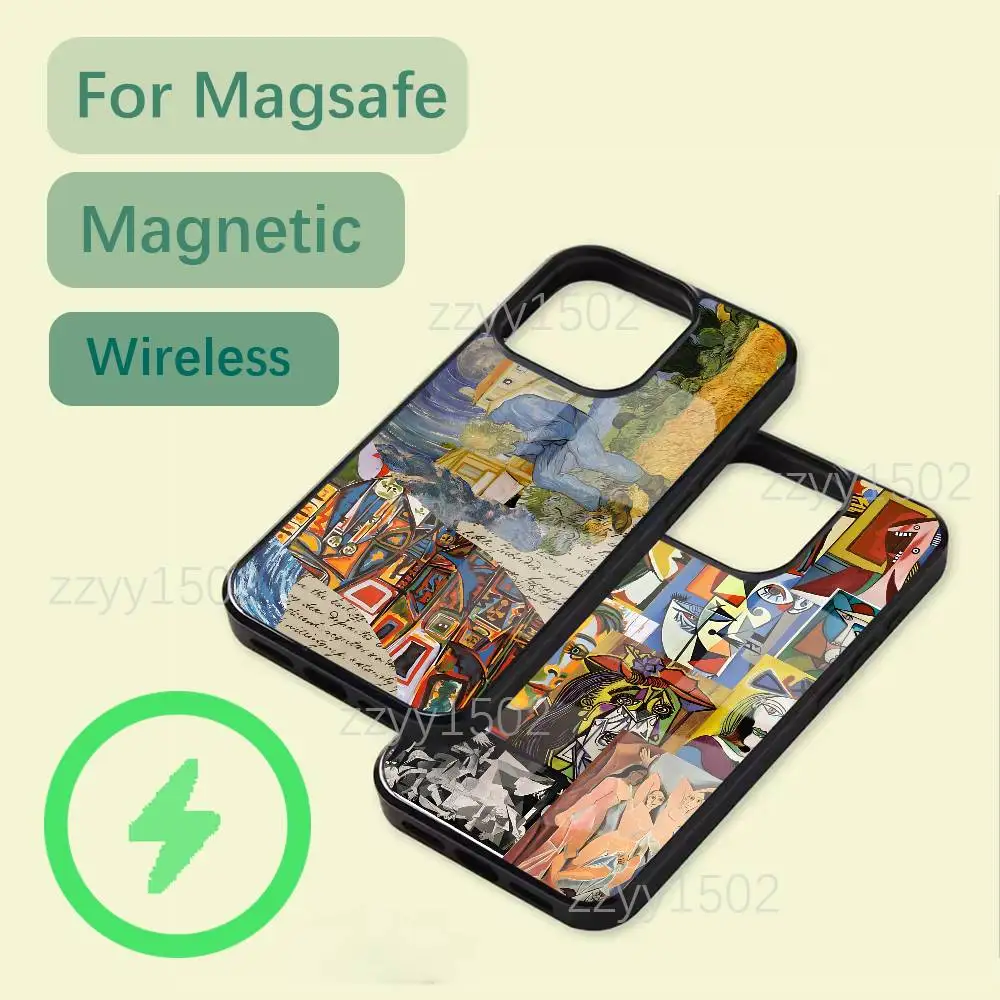 

Picasso Abstract Art Painting Phone Case For iPhone 17,16,15,14,13,12,11,Pro,Max,Plus,Mini,SE4,E Magsafe Wireless Charging