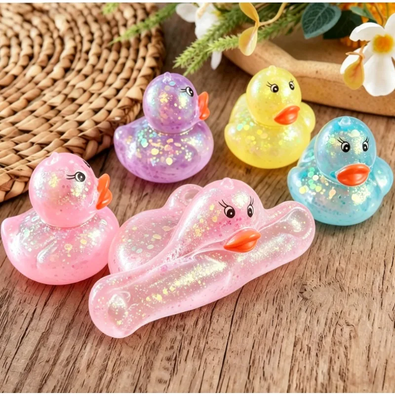 

Soft Squishy Cute Animal Maltose Aurora Duck Squeeze Toy Stress Relief Decompression stress ball Stretch Creative toys gifts