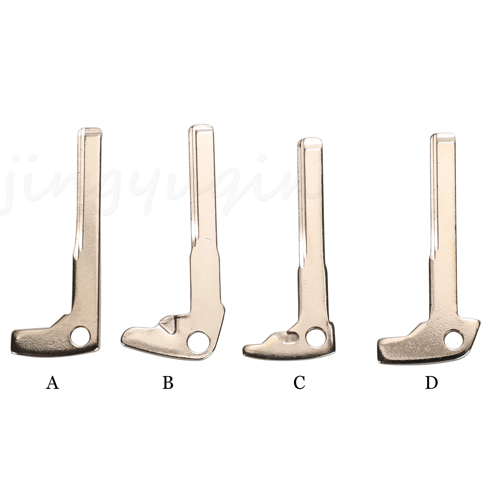 

10X Uncut Blank Car Key Remote Smart Key Blade Replacement Emergency Car Key Blank for Mercedes Benz Spare Key 2 Button Keyless