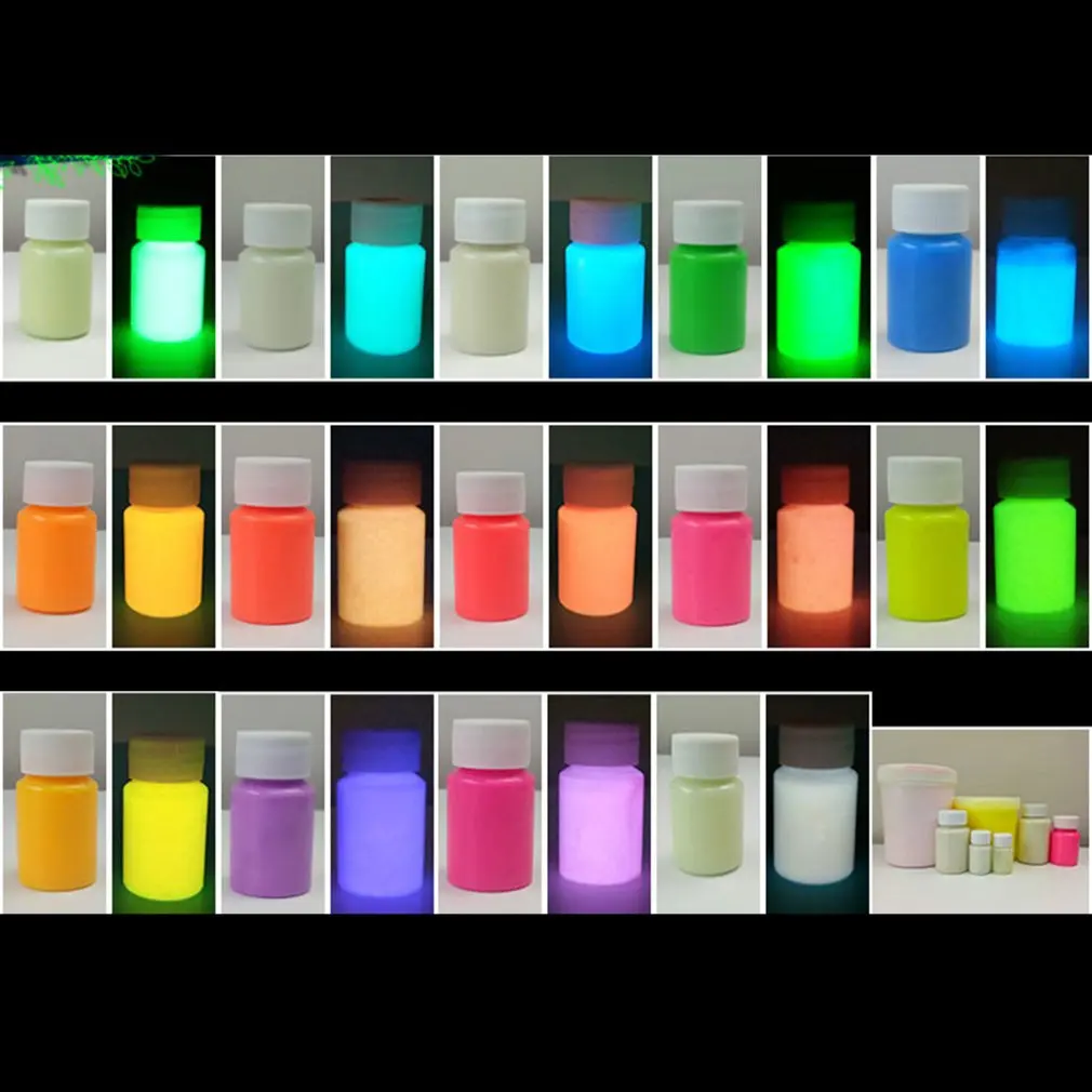 Glow in The Dark Liquid Luminous Pigment Non-Toxic for Paint Nails Resin Makeup Decorative Paint Luminous Pigment