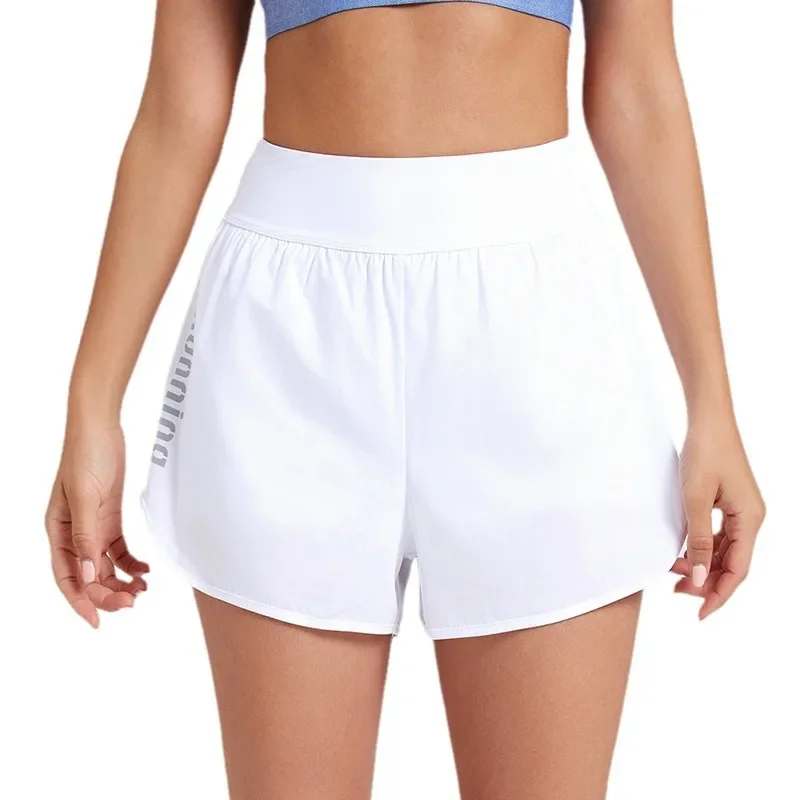 Waist loose casual anti-light shorts yoga clothes fitness shorts running, women