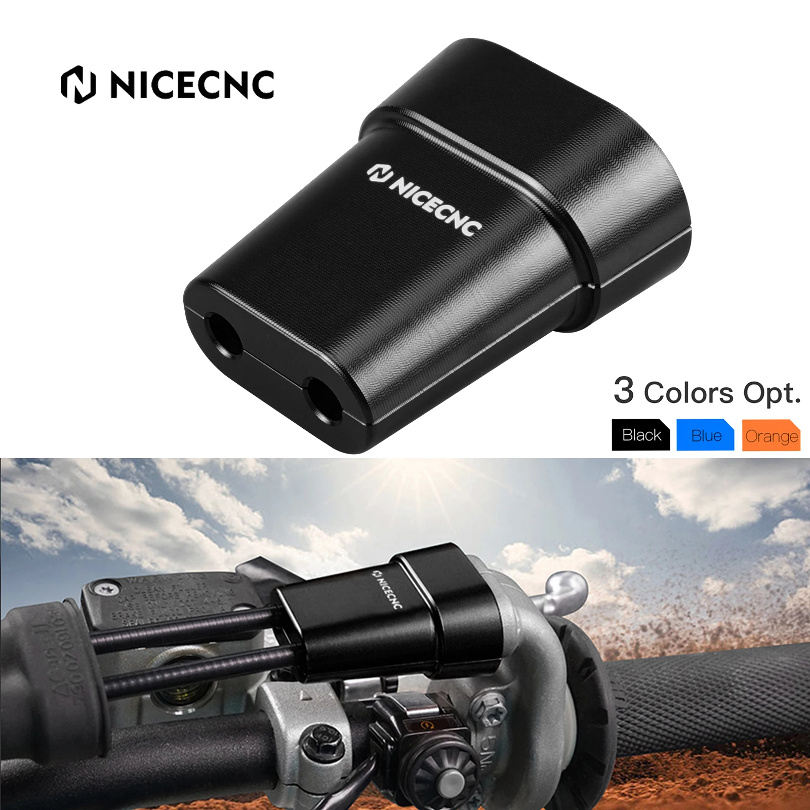 NICECNC For GasGas EC 300 EC 250 MC 125 MC250F EX EXF 250 300 2021-2023 Throttle Cable Guard For KTM EXC 300 EXCF 350 SXF 450