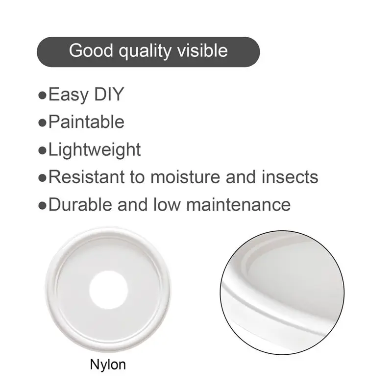 Aug. Molded PU Ceiling Medallion Ceiling Medallion 13
