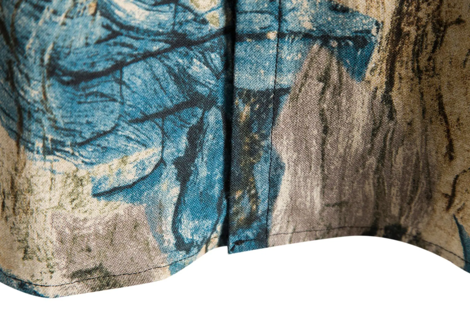 

Summer Youth Trend Beach Print ort Sve irt Floral Pattern Casual Loose Fit Breathable Moisture ng Cotton Blend