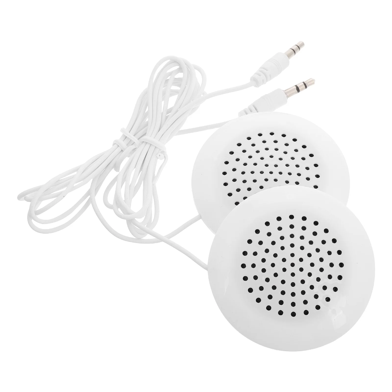 

2pcs Mini Speakers Audio Cable Pillow Music Headband Plug Abs Little Portable Wired Sound Small Phone Speaker System