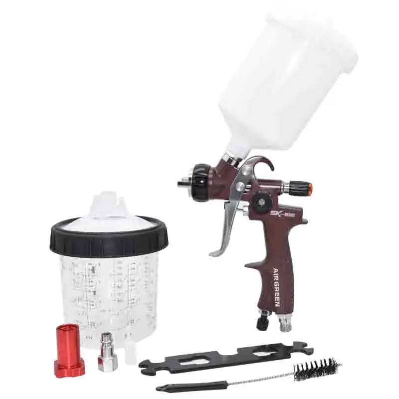 

High Quality Car Paint Spray Gun SK100 Painting Gun 1.3mm Nozzle Paint Gun Water Based Air Spray Gun Airbrush Tools 600CC Tank