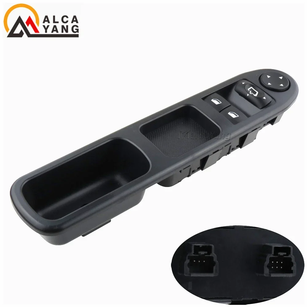 NEW Car NEARSIDE DRIVER FRONT ELECTRIC WINDOW SWITCH FIT FOR PEUGEOT 307 00 05 HIGH QUALITY 96351622XT 6554E4