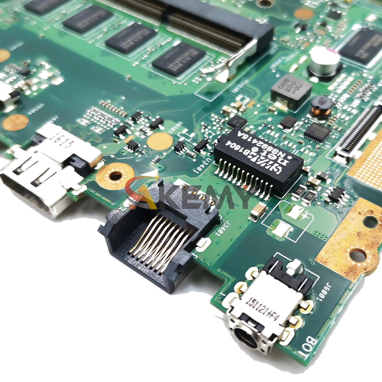 Placa base para ordenador portátil K401LB para ASUS VivoBook V404L V405L K401L A401L K401LB K401LX con CPU I3 I5 I7 100% pruebas OK stk