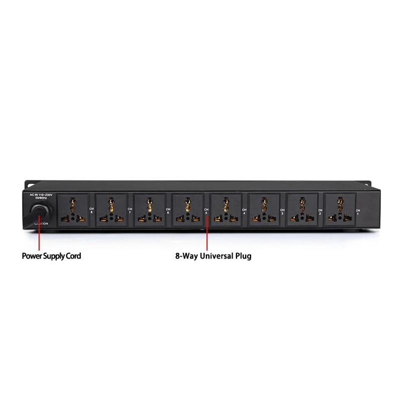 Power Sequence Controller High Quality 10 Channel Power Sequencer With Led Display For Recording