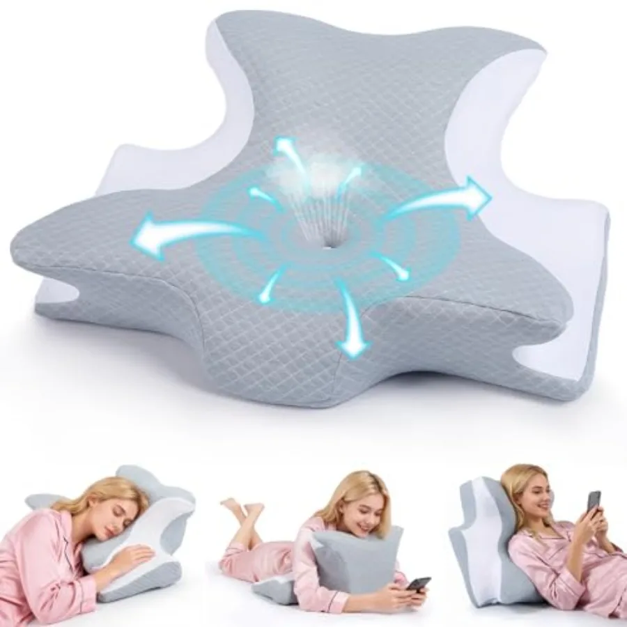 

Reading Pillow for ed Ergonomic Memory Foam Wed Pillow for Lying Reading and Prone Positions eadoard Cin and ack Support on Cou