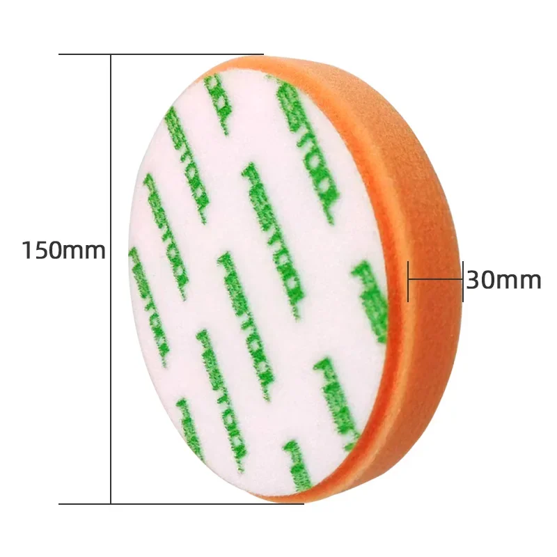 Original Authentic German Festool 6 INCH 150MM Orange Polished Sponge Ball PS STF D150x30 Number 201997