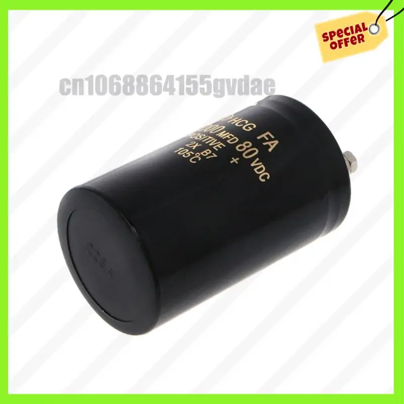 -A61K 22000Uf 80V Electrolytic Screw Capacitor Electrolytic Capacitor Power Management Systems Capacitor Volume 50X80mm