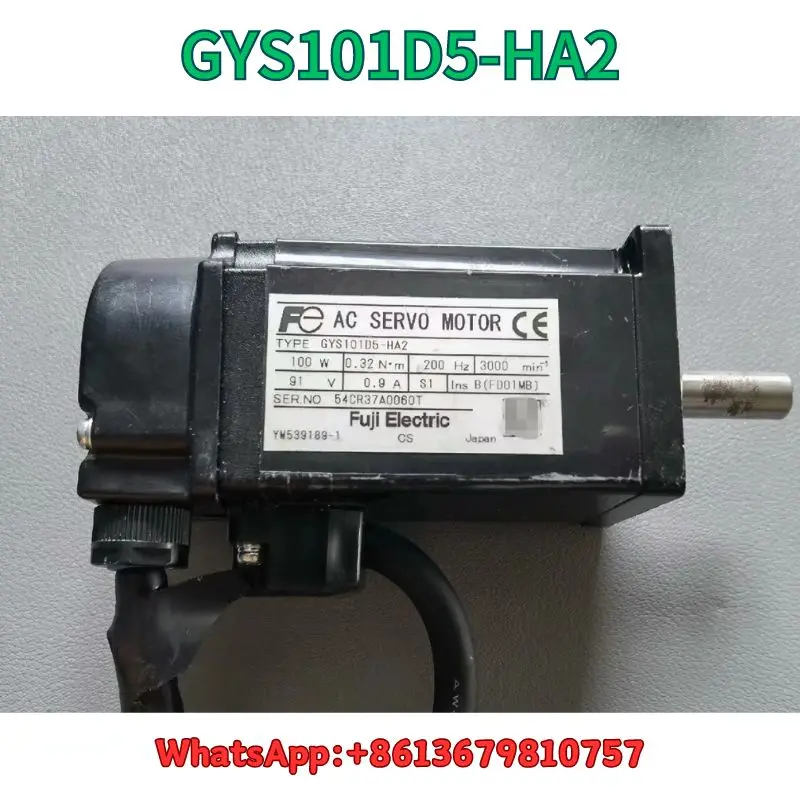 

second-hand Servo motor GYS101D5-HA2 test OK Fast Shipping