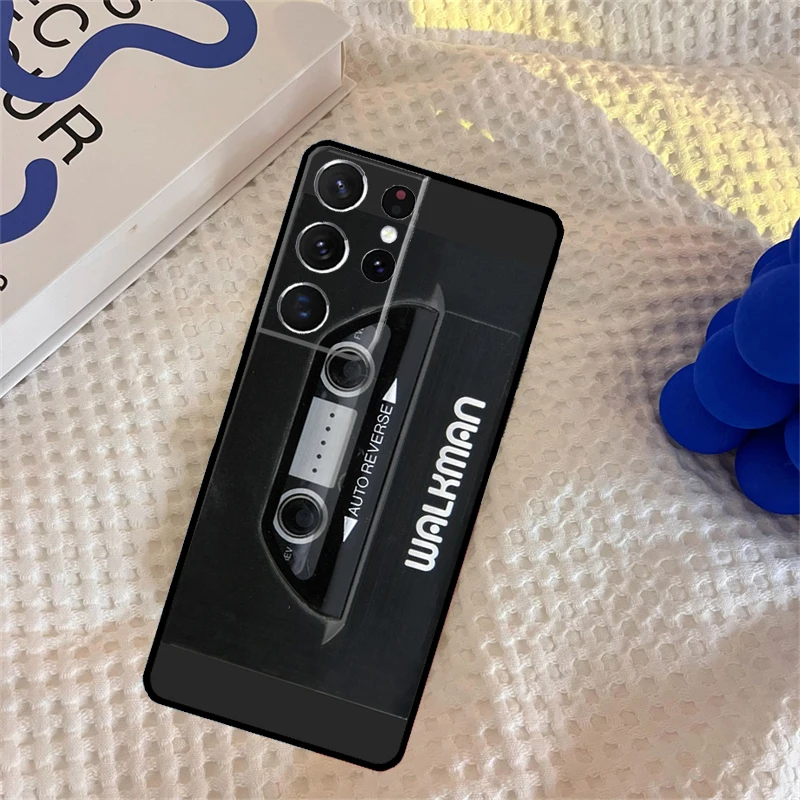 Walkman Case For Samsung Galaxy S23 S21 FE S20 S22 Ultra S8 S9 S10 Note 10 Plus Note 20 Ultra Cover image 6
