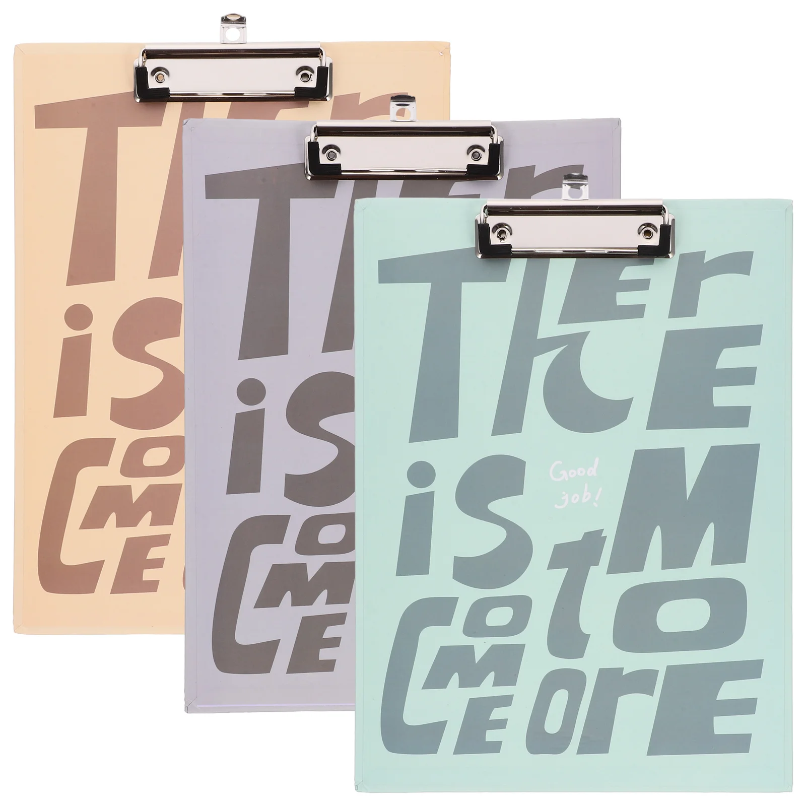 

3pcs Multi-Function Writing Clipboard File Clip Board Support Organizer Portable Paper Binder For Office School Students
