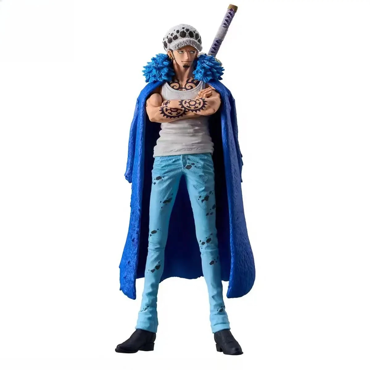 En Stock figura de una pieza Bandai Banpresto rey del artista Trafalgar.law figuras de Anime juguetes para hombre San Valentín D