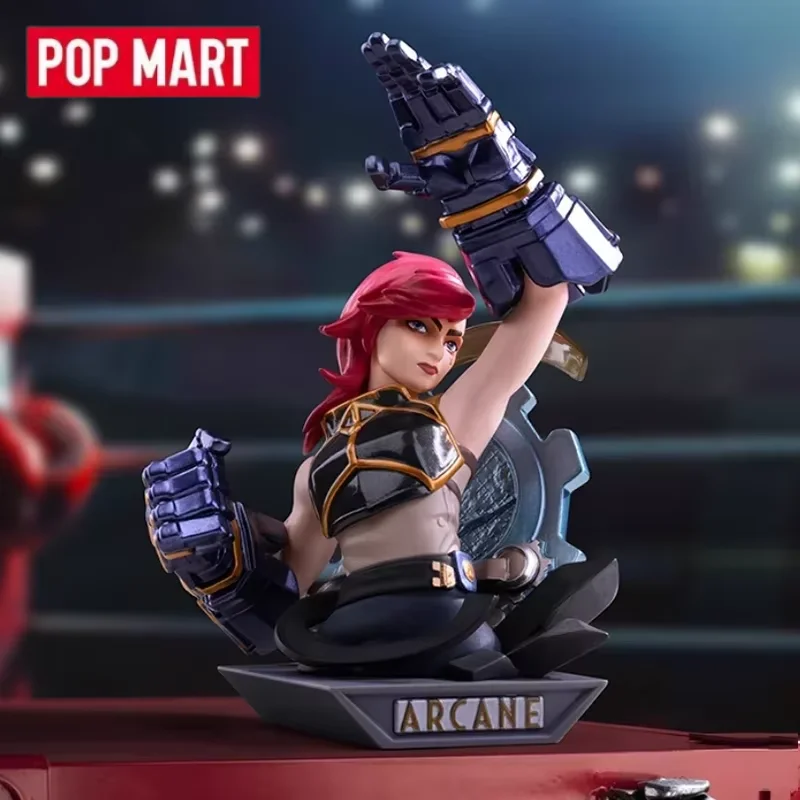 

POP MART LEAGUE OF LEGENDS ARCANE Series Genuine Blind Box Mystery Box Guess Bag Toys Doll Cute Anime Figure Desktop