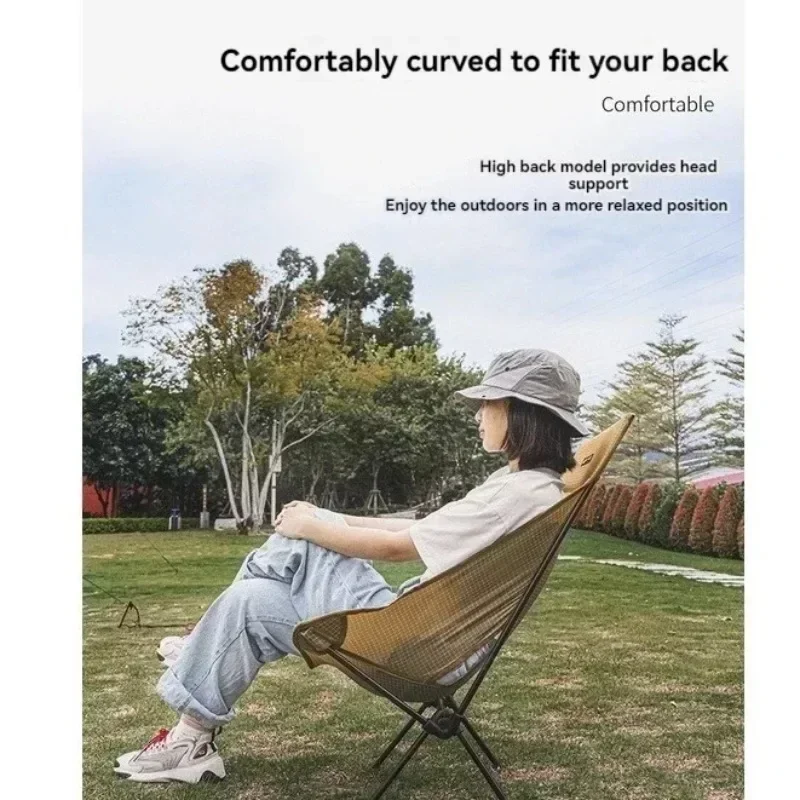 

[HODR] 3F UL GEAR Camping Folding Back Chair Camping Chair Ultra Light Fabric Fishing Chairs Beach Chairs Outdoor Equipment