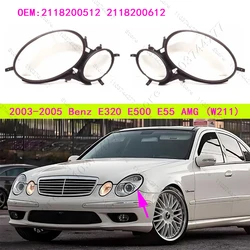 For 2003-2005 Mercedes-Benz E320 E500 E55 AMG (W211) Front Upper Headlight Cover Gaskets Seal Strips 2118200512 2118200612