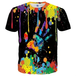 Abstract Graffiti T-Shirts Men 3D Printed Fashion Streetwear Pop Hip Hop Punk hombre Women Casual y2k Tops Funny Kids Girls Tees