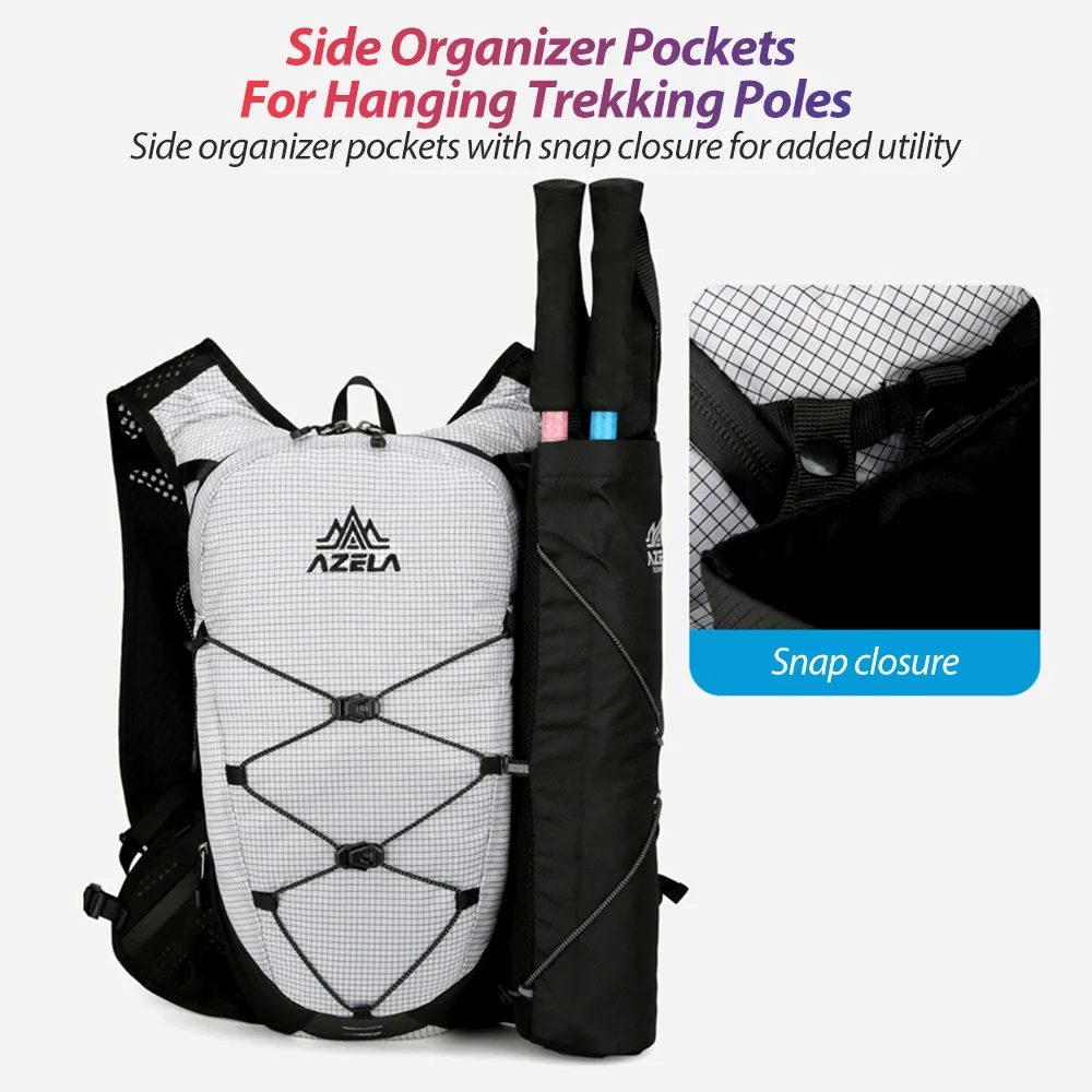 في الهواء الطلق درب الجري على ظهره خفيفة النساء الرجال تشغيل سباق الترطيب سترة ماراثون دراجة حقيبة لماراثون ركوب الدراجات المشي لمسافات طويلة