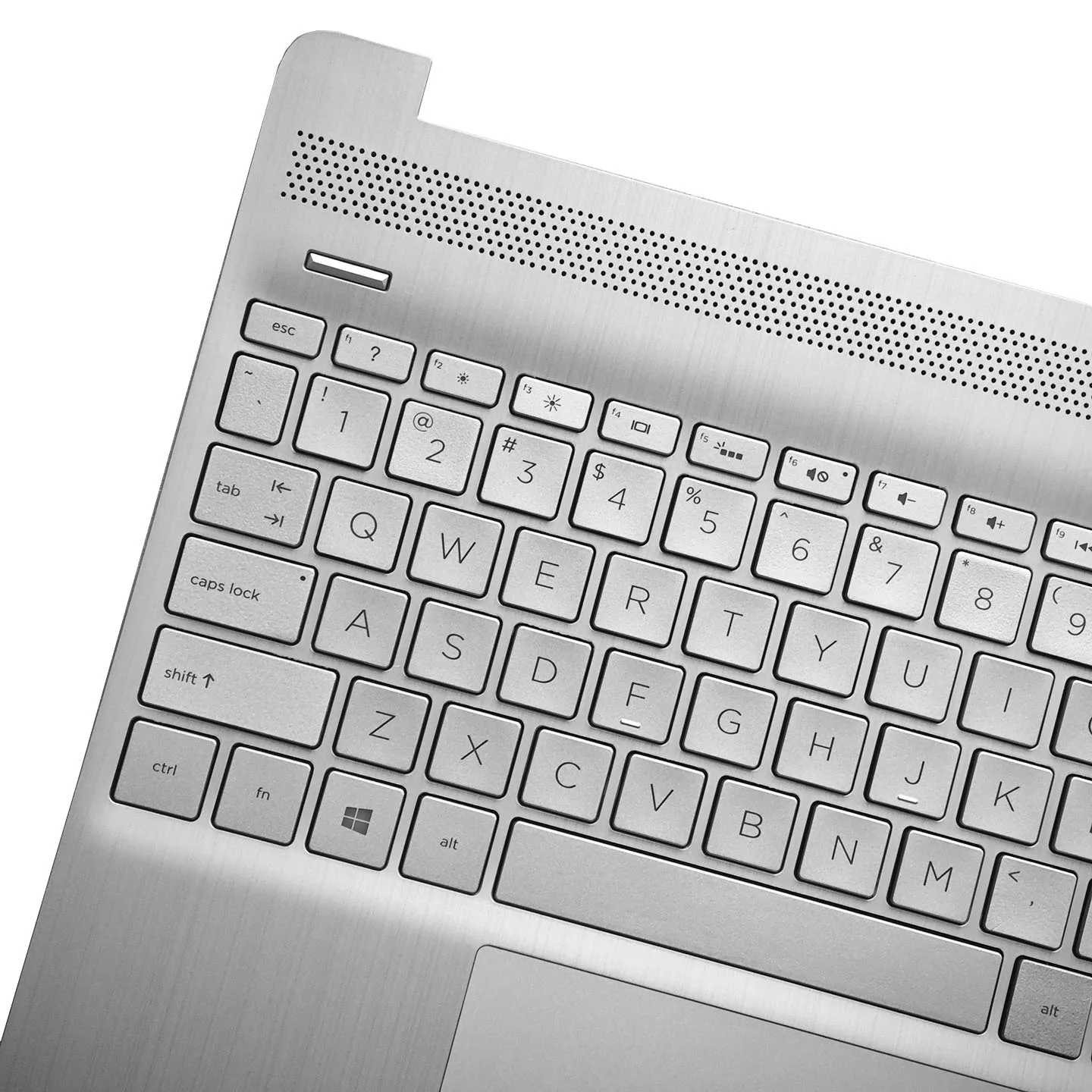 New US Keyboard  For 255 250 G8 G9 15S-DU 15S-DR GR 15Z-GW 15-DW TPN-C139 L52023-001 Palmrest Top Case with Keyboard Silvery