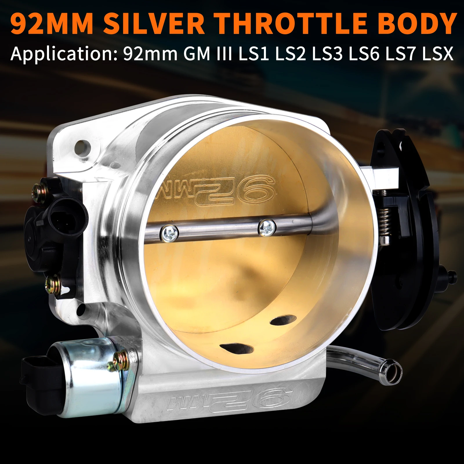 102mm/92mm New Throttle Body For GM III LS1 LS2 LS3 LS6 LS7 LSX LS Style 4 bolt intake manifold Throttle Valve OEM Quality