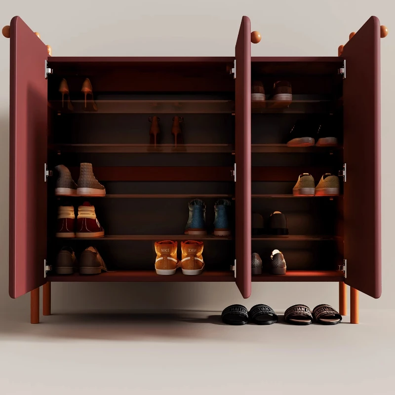 Mobile Wooden Shoe Shelf Closet System Clothing Bedroom Disinfecting Vertical Shoe Cabinet Box Luxury Muebles Salon Furniture