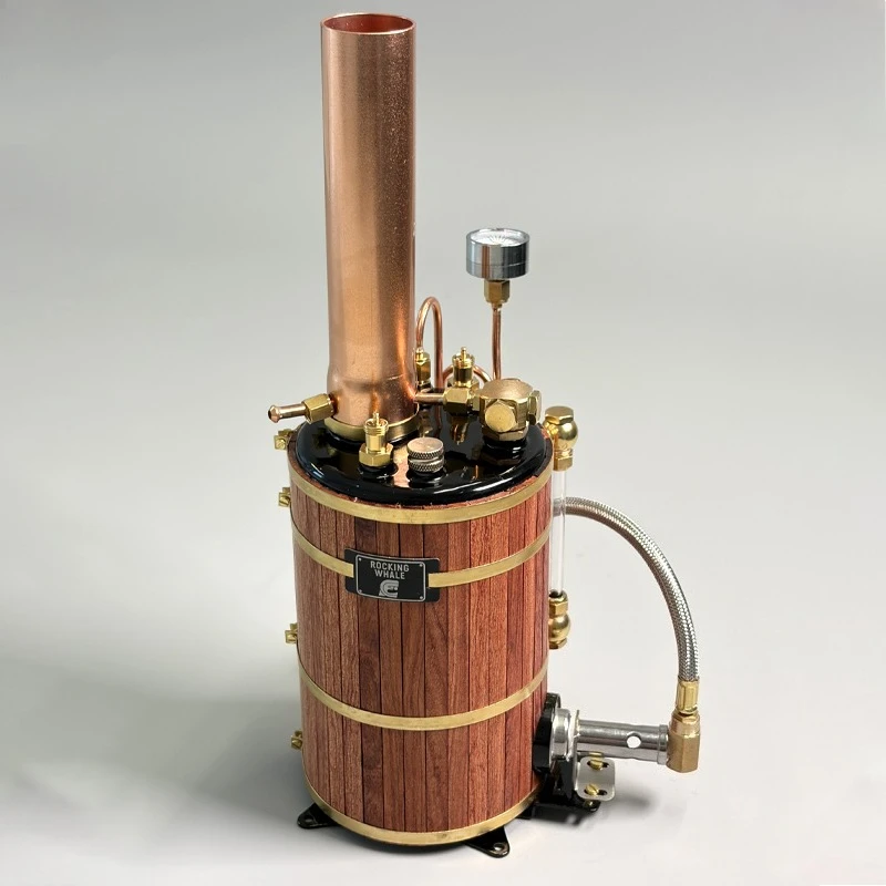 RW-B2 Vertical Steam Boiler Model High Efficiency Convertible Model Ship Retro Steamship Toy