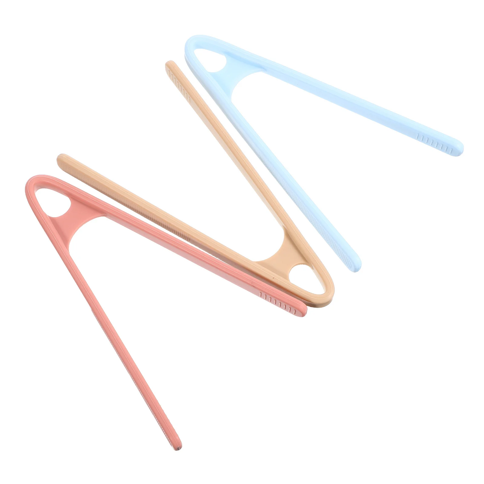 

3Pcs Silicone Toast Tongs Heat Resistant Nonslip Kitchen Food Grade Bbq Grill Salad Serving Clamps for Bread Steak Pasta Cooking