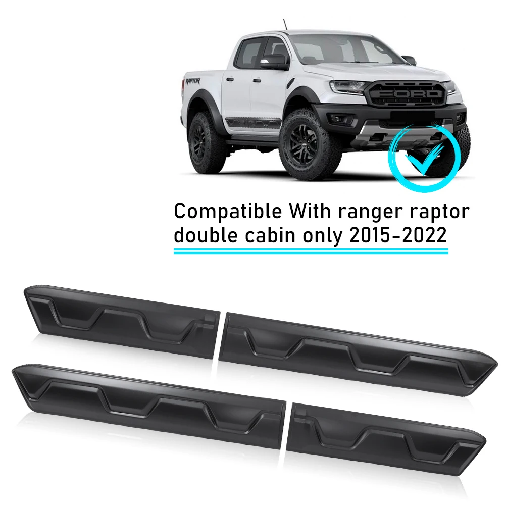 Karosserie verkleidung Seitentür forms chutz, kompatibel mit Ford Ranger Raptor 2014-2017 4x4 Autoteil zubehör – Detail 5