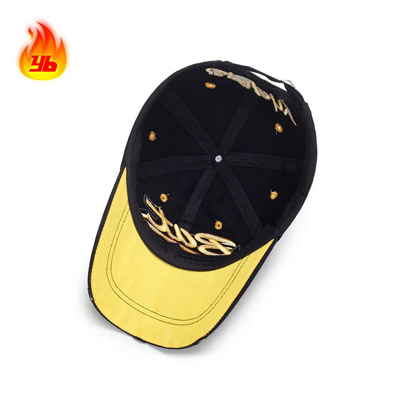 3D-Buchstaben-Stickerei-Patch, Baumwoll-Baseballkappe, verstellbarer Hinterkopf, neue Herren- und Damen-Outdoor-Freizeit-Sport-Sonnenkappe, Trucker-Caps, Dad-Hat – Detail 6