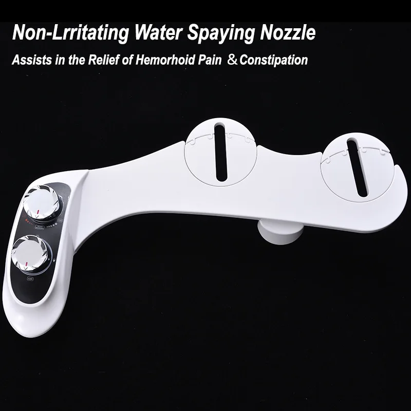 New Temperature Display Intelligent Ultra-Thin Bidet Hot and Cold Water Women Wash Buttocks Double Nozzle