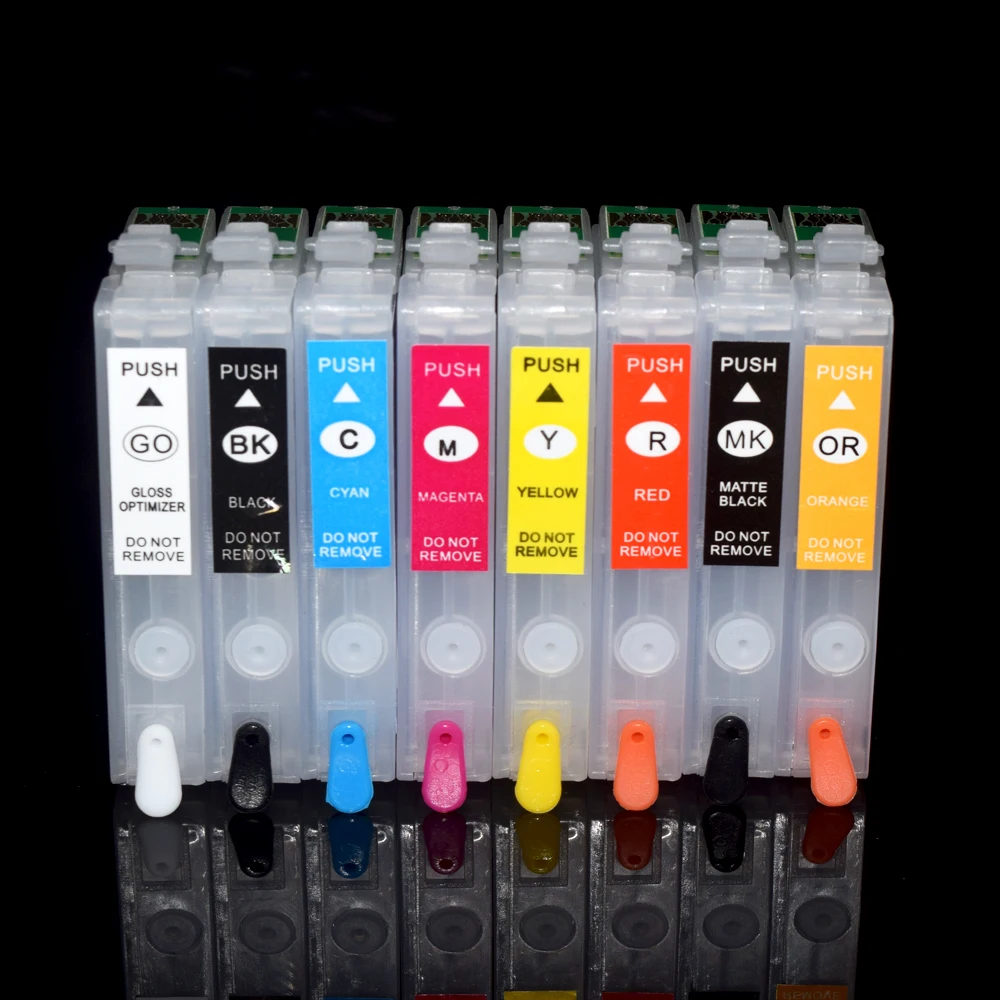 

T1590-T1599 R2000 Пустой многоразовый картридж с чипом ARC для заправки чернильного картриджа принтера Epson Stylus Photo R2000