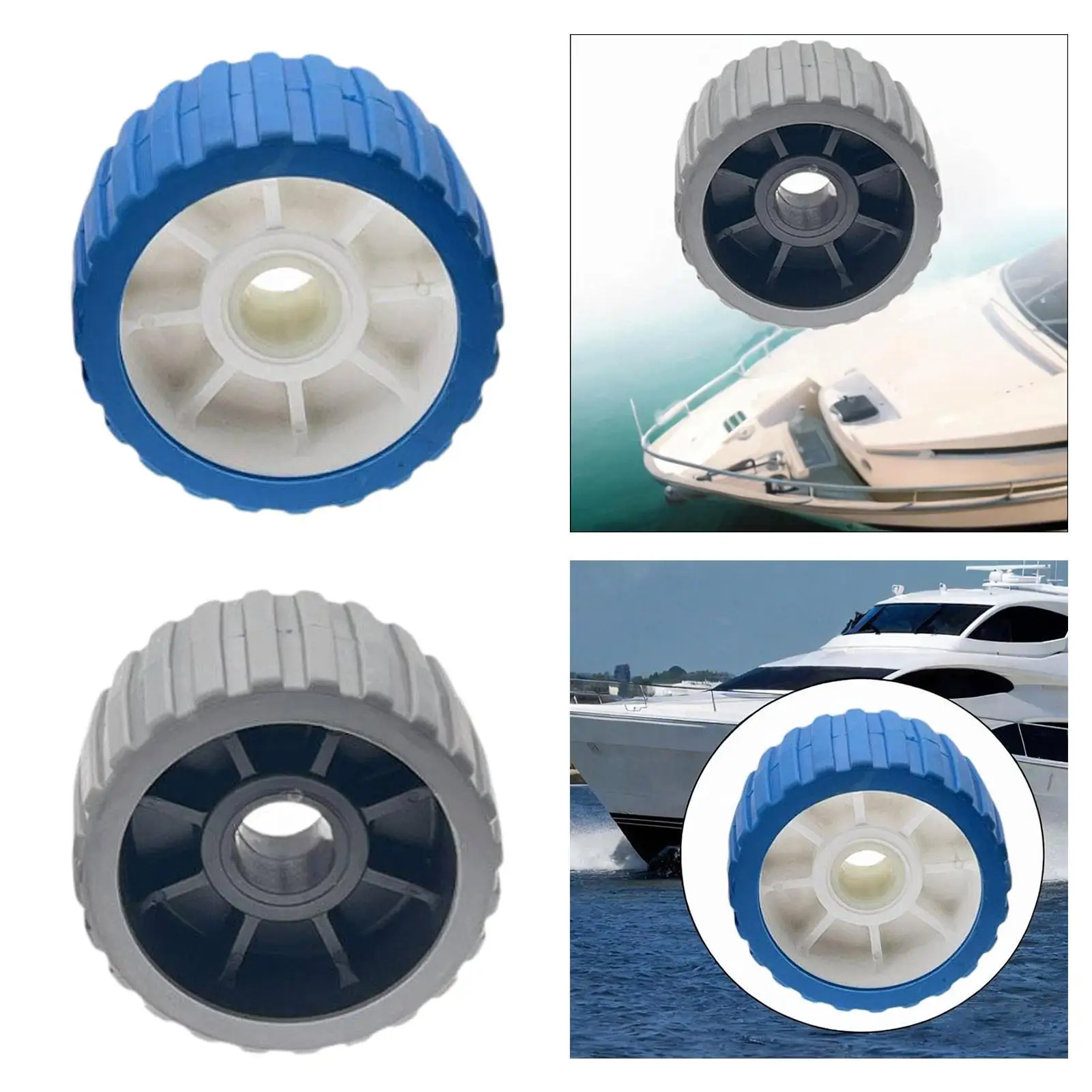 Boat Trailer Roller Wheel Universal Assembly Practical Boat Trailer Keel Roller