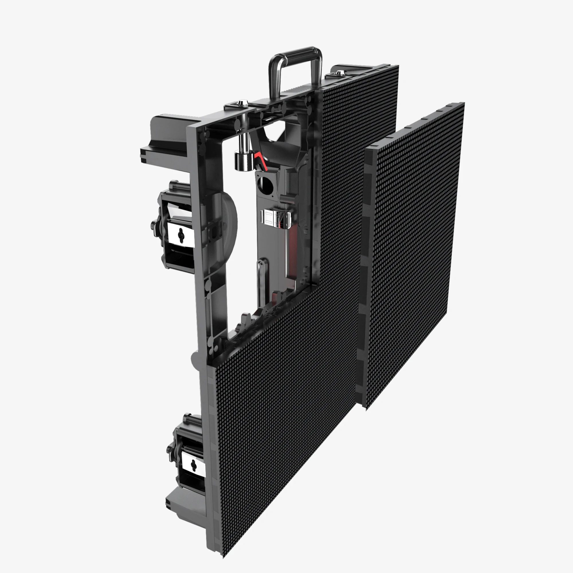 P3 91 Indoor LED Display Curved Video Wall Panel 500x500mm Rental LED Screen Cabinet