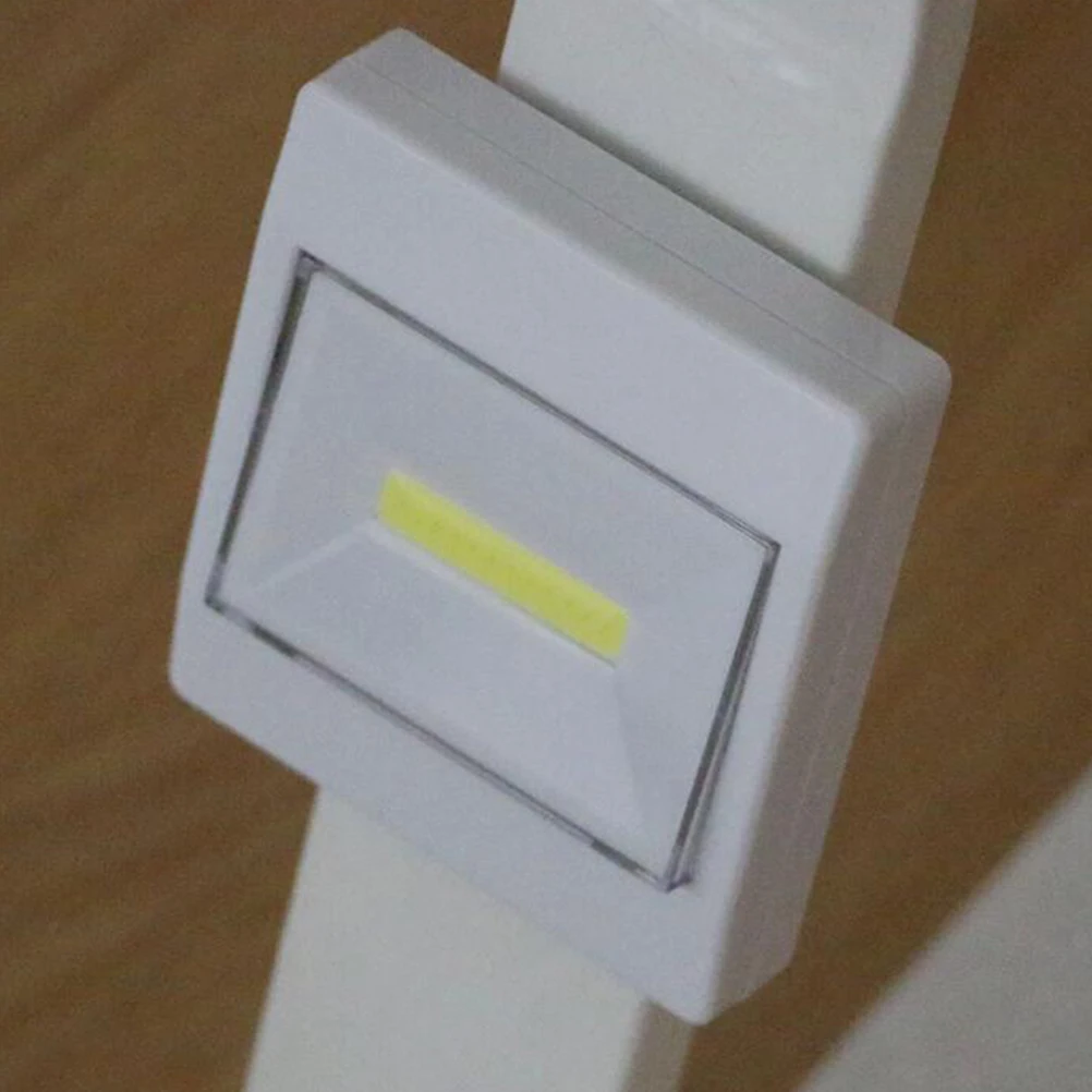 

4pcs COB Light LED Wall Light Room Shed Light Cabinet Light for Home (White Without ) (Random Style)