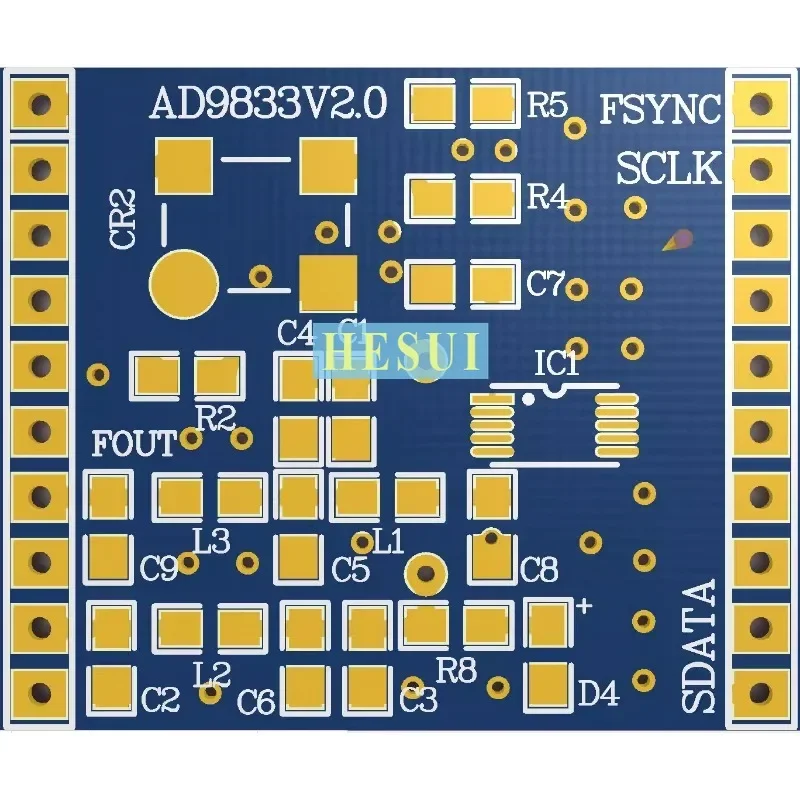 AD9833 module DDS signal source signal generator triangular wave square wave sine wave band filter