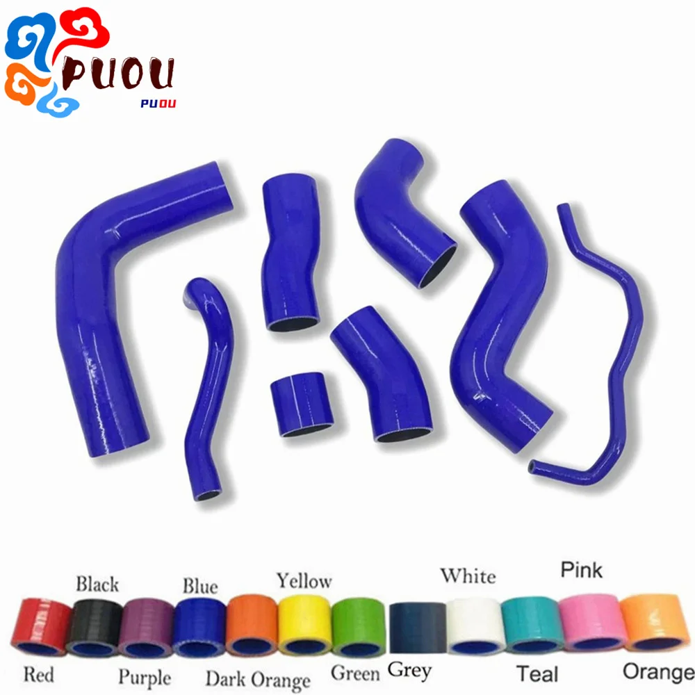 For 99-06 Audi TT/S3 /Seat Leon MK1 Cupra R 225HP 1.8T Turbo Intercooler Hoses Silicone Tube Kit