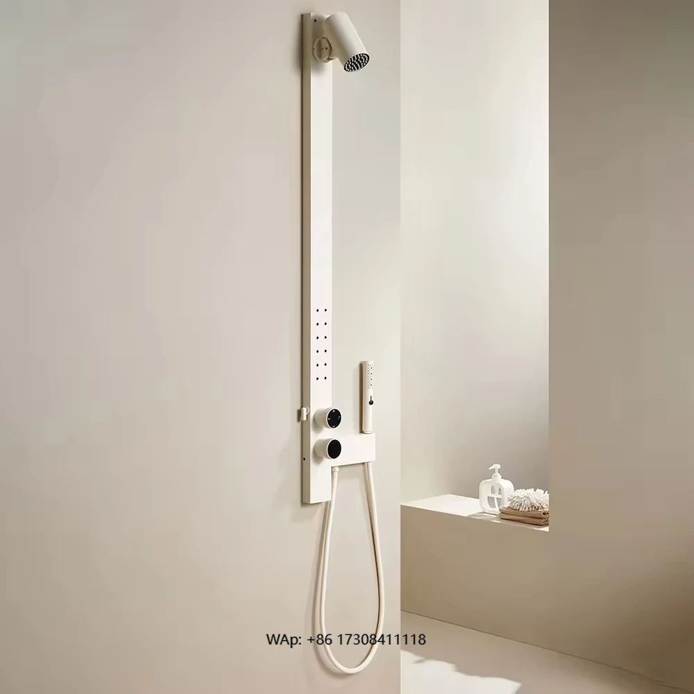 New Brass Wall - Mounted Two - Handle Four - Function Shower Set