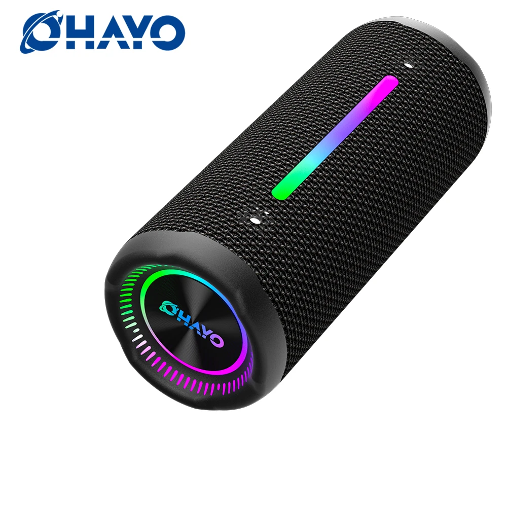 OHAYO Bluetooth-Lautsprecher 35W TWS Tragbarer Lautsprecher mit Stereo-Sound und Bass, Bluetooth 5.3 Kabelloser USB Typ-C Outdoor-Lautsprecher