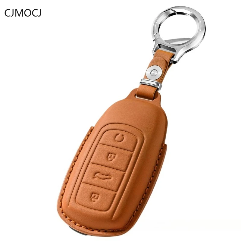 

Zinc Alloy Key Cover Case for Chery Tiggo 8/Arrizo 8 Plus/Tiggo 7 Pro/Little Ant/Tiggo 5/QQ Ice Cream (2024) - Key Fob Shell