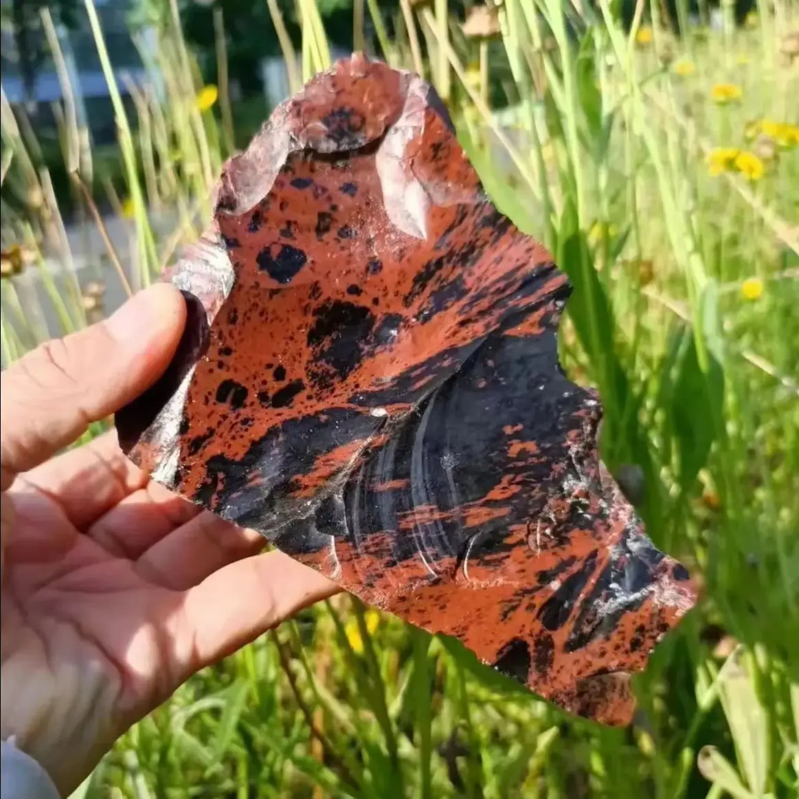 

Natural Formed!Red Obsidian Raw Stone, Quartz Crystal Red Obsidian Ore, Mineral, Reiki, Treatment Rough Stone