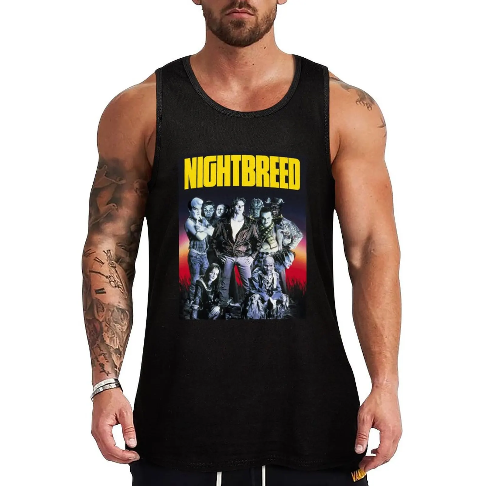 

Майка Nightbreed мужская с рисунком, одежда для спортзала, спортивный жилет для бодибилдинга